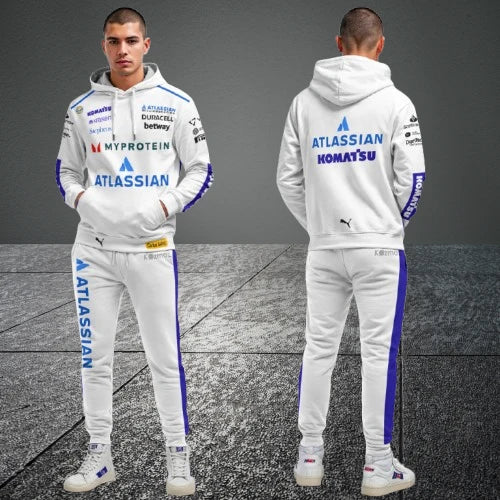 Carlos Sainz Williams F1 Racing Tracksuit White 2025
