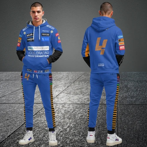 Lando Norris McLaren F1 Racing Tracksuit Blue